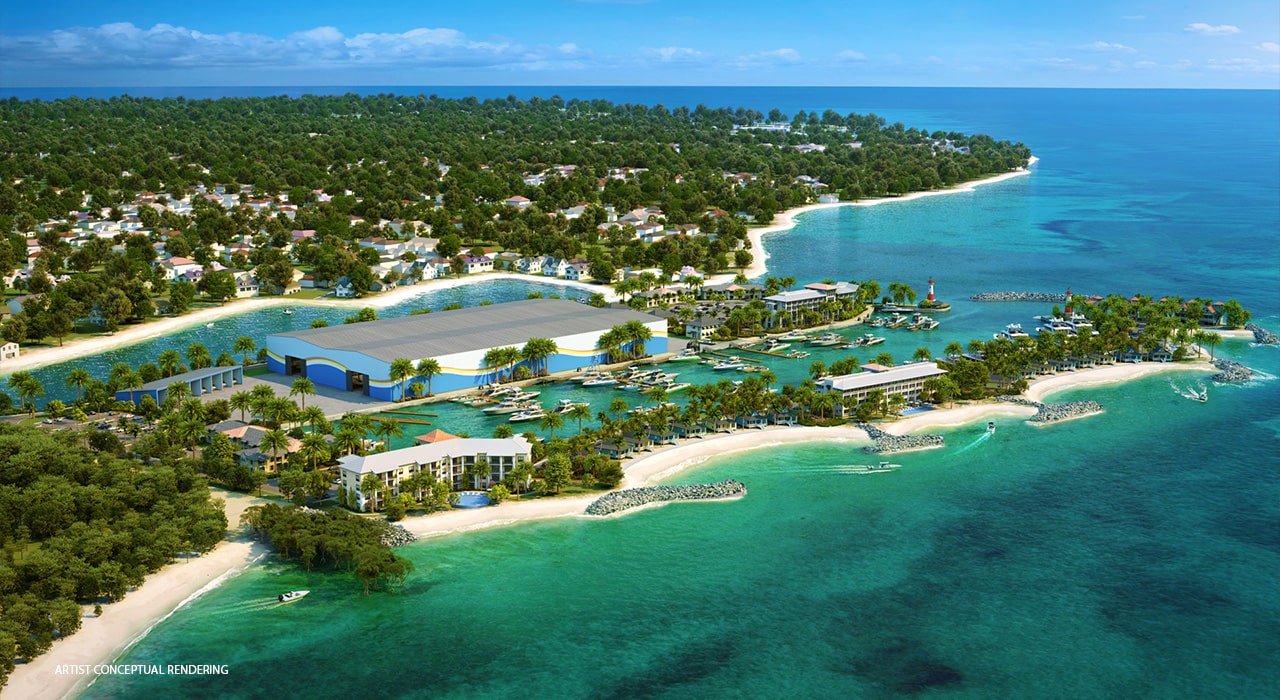 Bahamas Blue Water Cay rendering