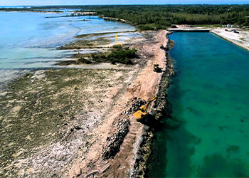 Legendary Marina Resort at Blue Water Cay is Commencing With Dredging