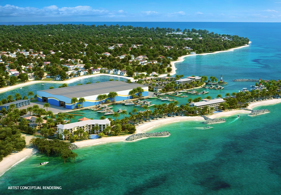 Legendary Marina Blue Water Cay Bahamas